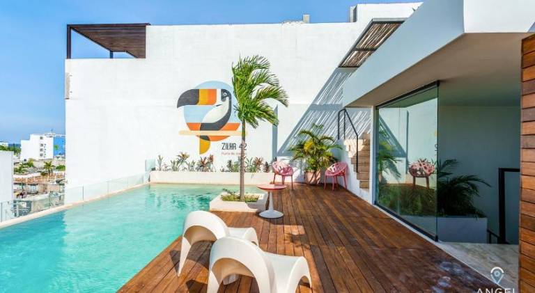 Rental apartment with pool & patio | Dogs allowed in Playa del Carmen