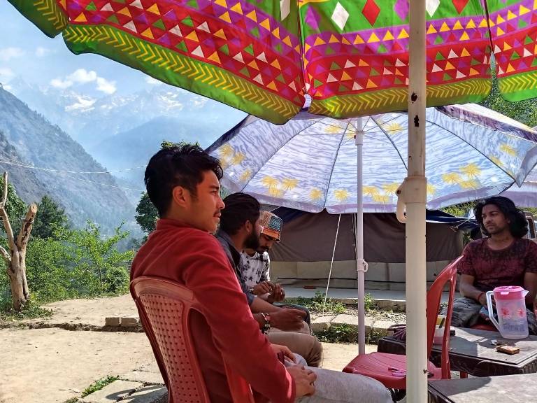 Moonlight cottage and tents in Kullu