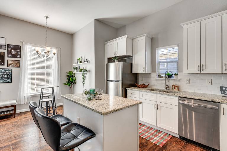 Walk to Parks & Dining Pet Friendly Home w Yard