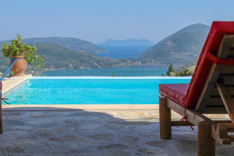 New luxury Villa with pool and amazing sea view in Lefkada