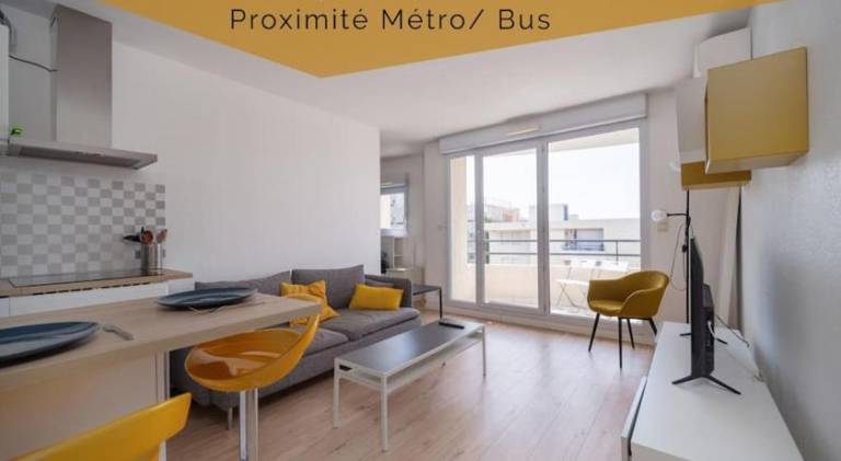 Apartment with 1 room for 3 persons in Marseille