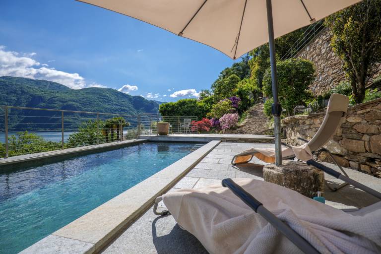 Ferienhaus mit Hund in Cannobio, Lago Maggiore, Italien