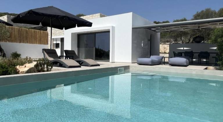 Mesogi Villas, brand new modern, stylish villas, private pool, seaviews in Lefkada