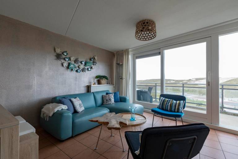 Rental apartment with yard in Callantsoog
