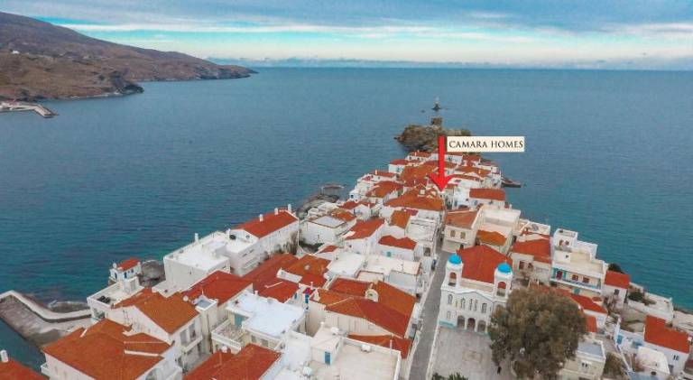 Family-friendly beautiful rental apartment with terrace | Next to the beach | Pet-friendly in Andros
