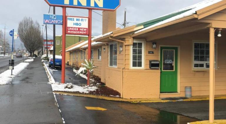 Budget inn in Portland, OR