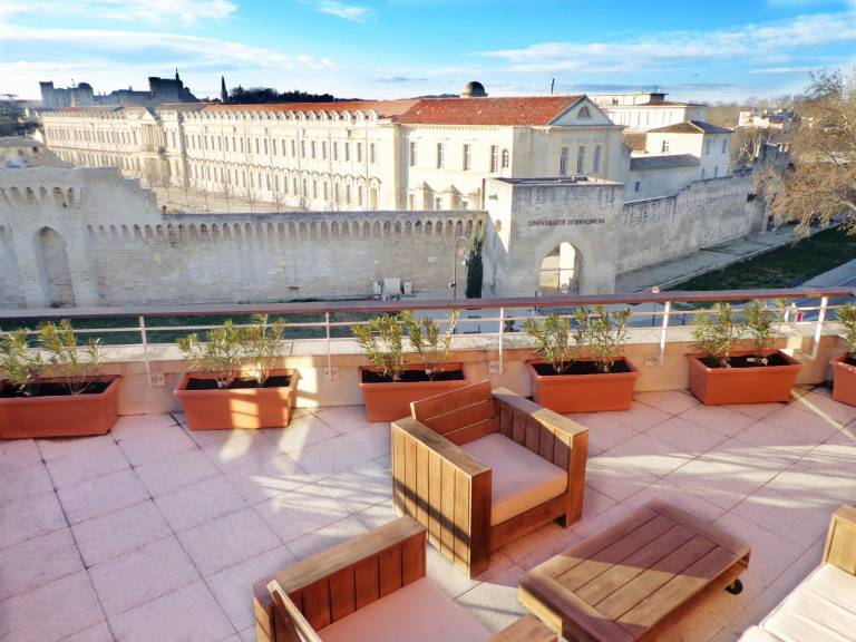 Serviced apartment with patio in Avignon