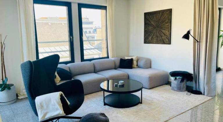LuxPenthouse 200m2 with Terrace Gym and Parking in Luxembourg City