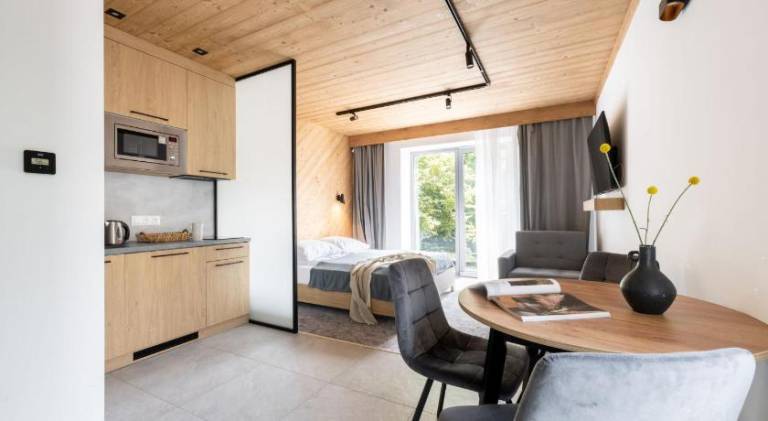 Apartment with sauna, hot tub & patio — photo 4