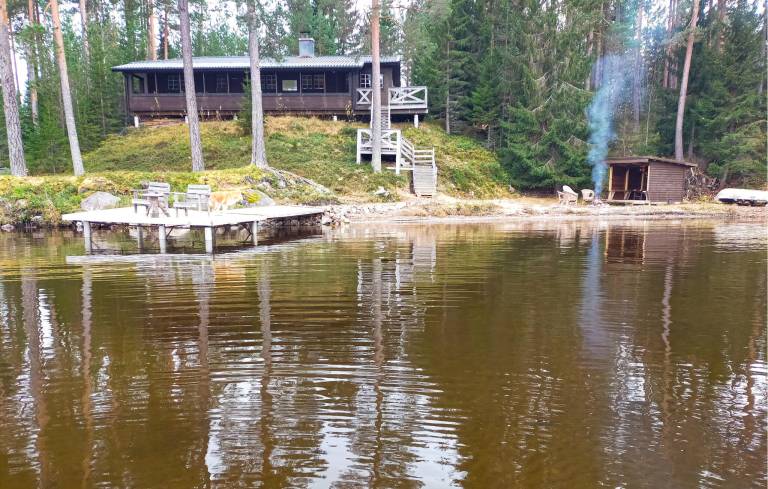 Ferienhaus mit Hund in Bräcke für max. 4 Gäste