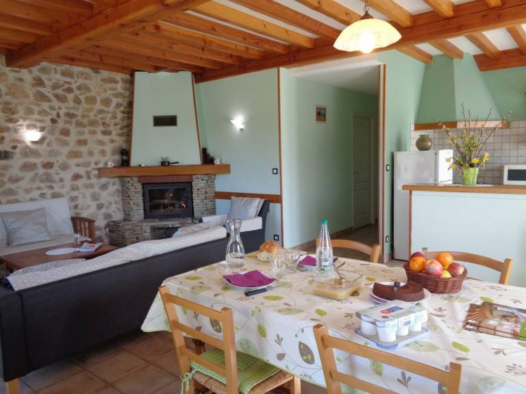 Cozy rental with garden, fireplace, and pet-friendly near Roanne — photo 3