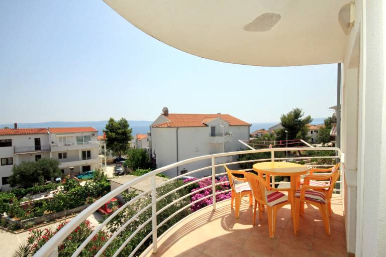 One bedroom apartment with balcony and sea view Rastići, Čiovo (A-6863-c) in Okrug