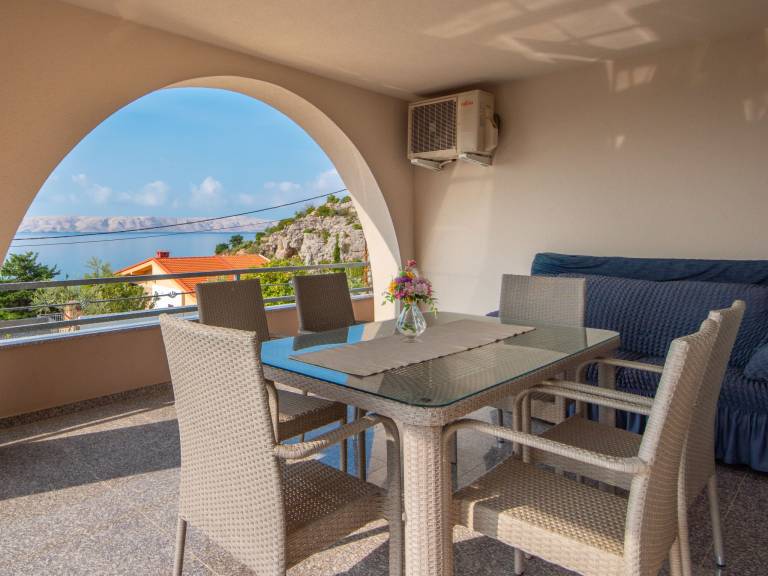 Ferienwohnung in Ribarica, Karlobag, Kroatien f&uuml;r max. 4 Personen