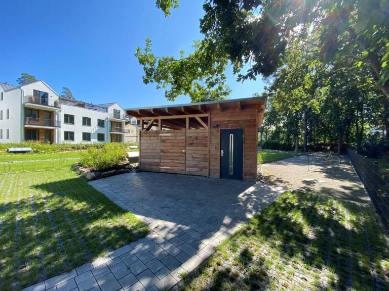Willkommen in der Ferienwohnung Strandkorb & Meer in den Parkvillen Baabe in Sellin