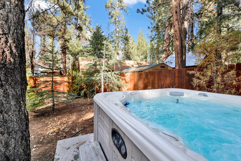 Family-oriented charming cabin with barbecue & jacuzzi | Lake view | Dogs allowed in San Bernardino, CA
