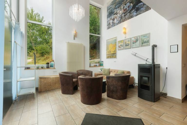 Holiday Home 'Eifel Atrium' with Private Terrace and Wi-Fi in Bitburg