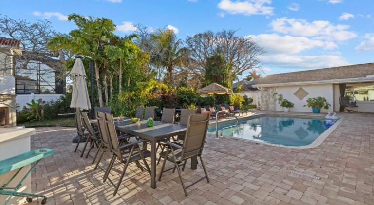 Vacation home with pool in Venice, FL