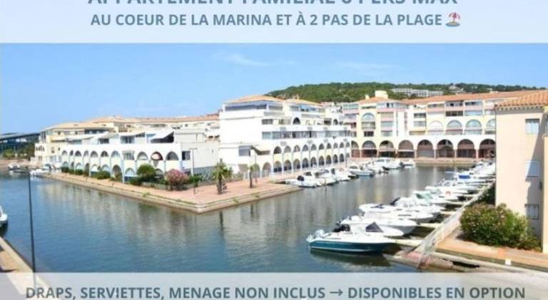 Rental apartment with terrace in Sète