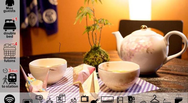 House with 3 rooms for 9 persons in Kyoto