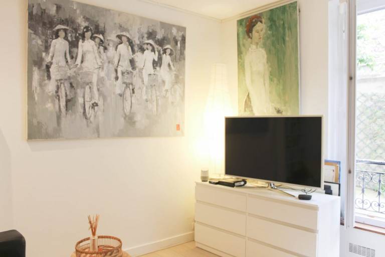 studio courtyard in the heart of the 15e