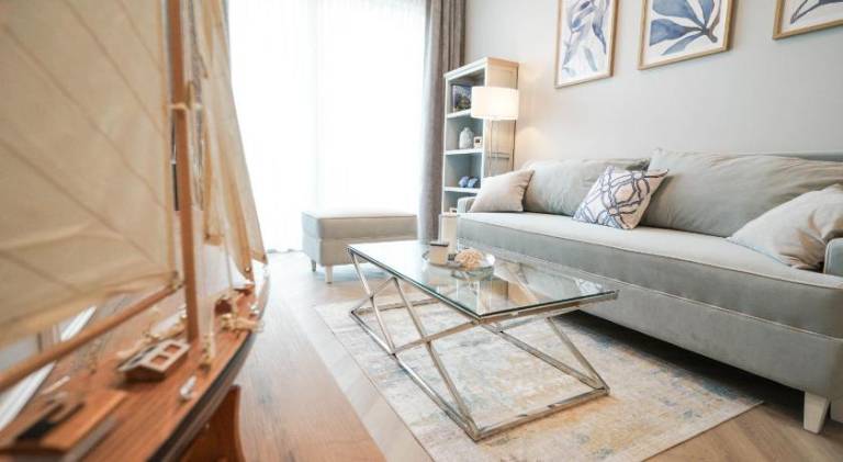 Serviced apartment with patio in Olsztyn