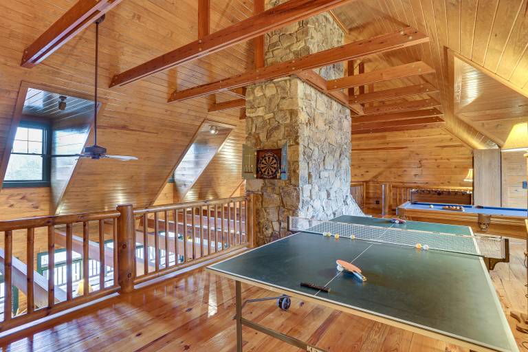 Lakefront Custom-Built Mentone Home: Game Room! — photo 2