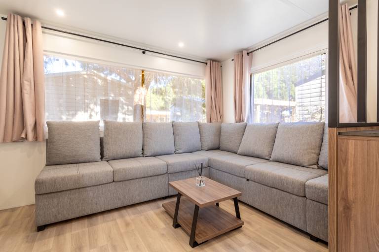 MobileHome Soleia Sea View Mar Estang Siblu Village 4 AC 7 Guests Private Parking Beach Access — photo 3