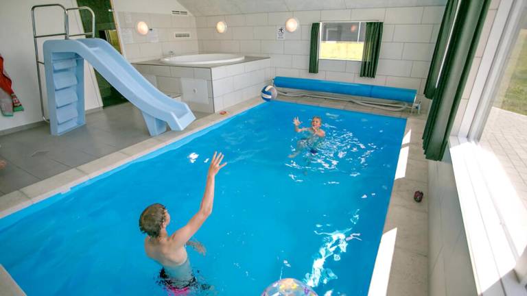 Vacation home with private pool & yard in Bogense