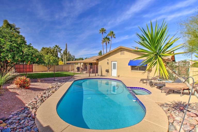 4 Mi to Old Town Family Home w Pool & BBQ