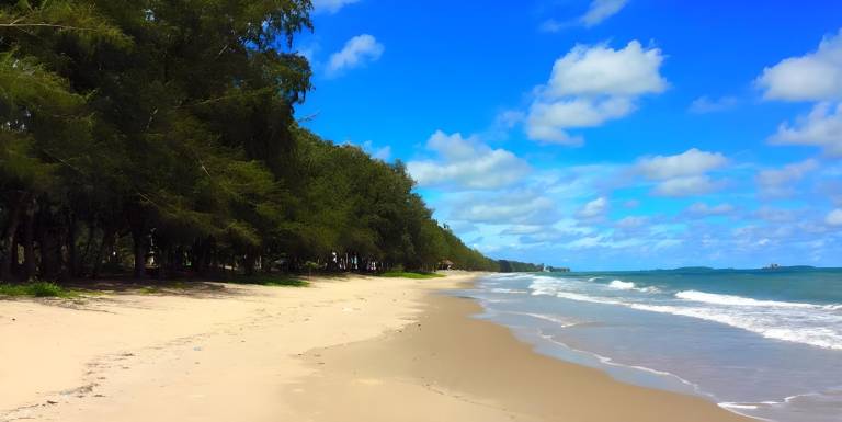 Child-friendly lovely apartment with garden, terrace & BBQ | Close to the beach | Suitable for remote work | Pets are welcome in Rayong