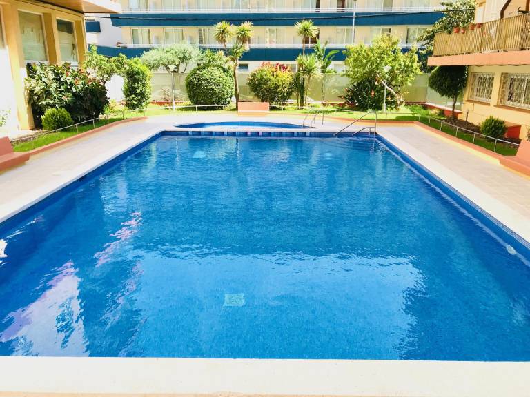 Modern and design studio near the beach with large swimming pools. in Lloret de Mar