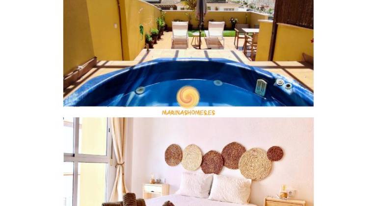 Apartment with pool in Playas
