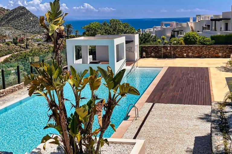 Holiday Home 'Luxe - Macenas Resort Pool' with Sea Views, Wi-Fi & Air Conditioning in Almeria