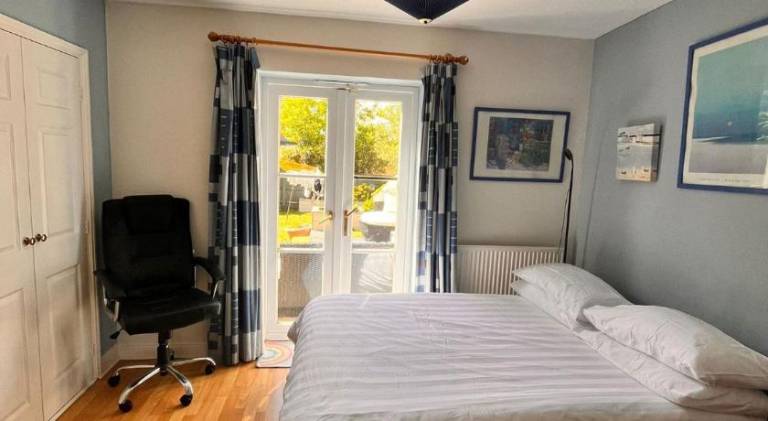Choice of One double bedroom with a comfy double bed and private en suite for solo travellers or cou
