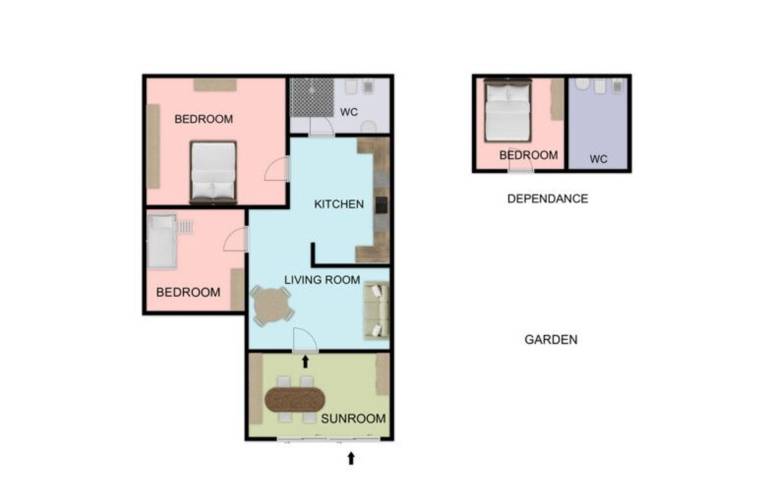Fully equipped apartment with grill, patio & yard | Suitable for remote work | Pets allowed — photo 3