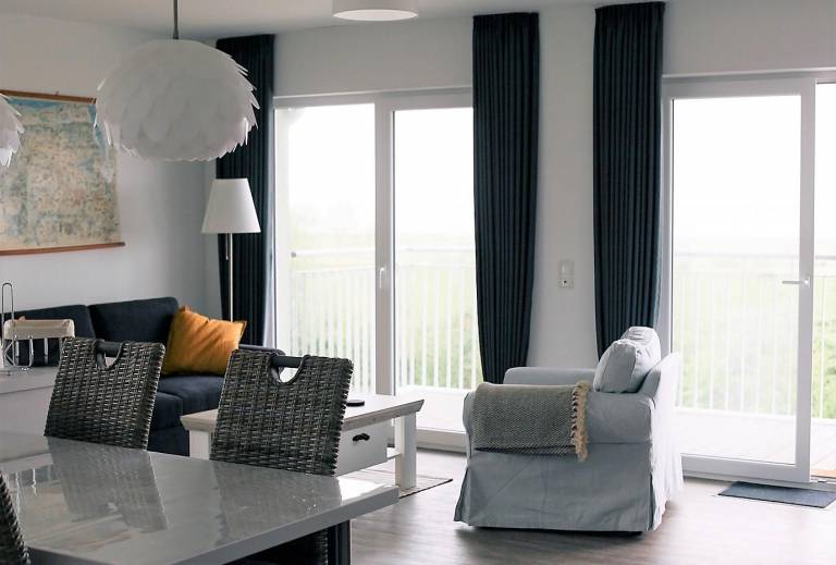 Gemütliches Apartment, eigene Sauna, Meerblick, Hunde willkommen in Wangerland