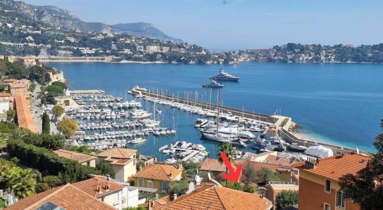 Villa with patio & yard in Villefranche-sur-Mer