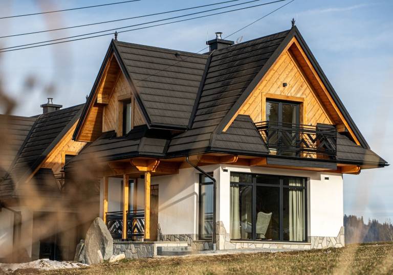 Domek w stylu alpejskim Dzianisz