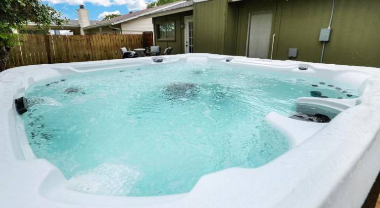 Near Sea World Hot Tub Swing Set BBQ Yard Games in San Antonio, TX