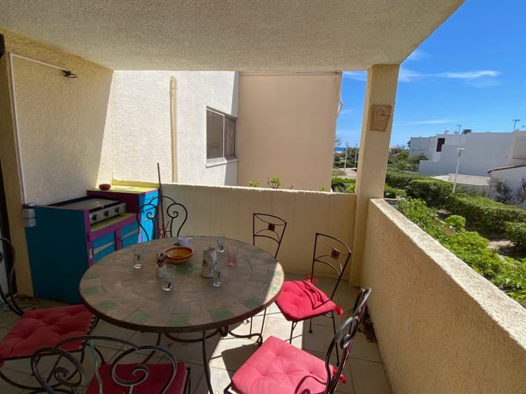 Rental apartment with barbeque in Leucate