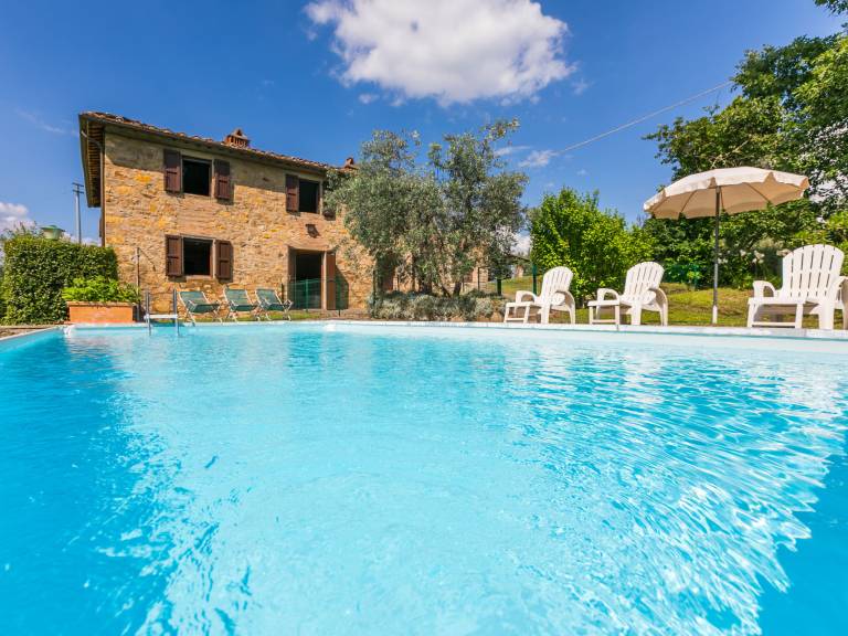 Ferienhaus in Arezzo, Levane für max. 8 Personen
