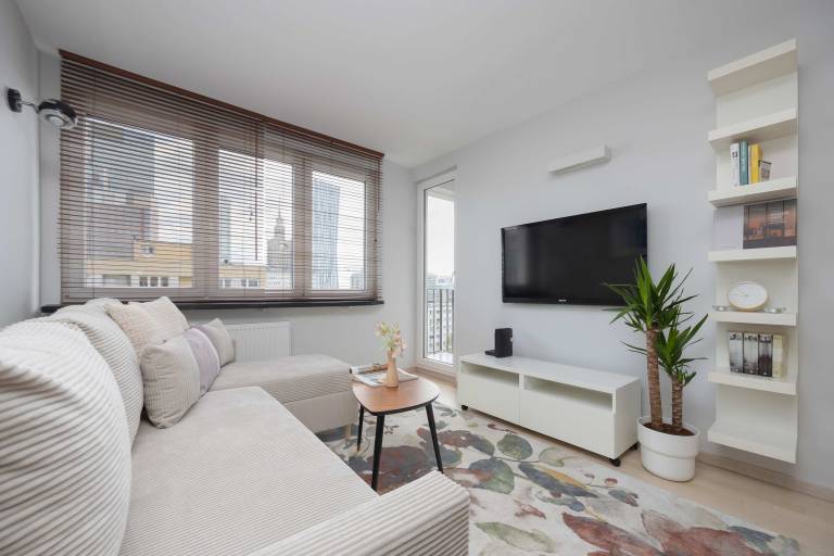 Pa ska 61 Warsaw Comfortable Apartment Downtown Balcony Workspace — photo 4