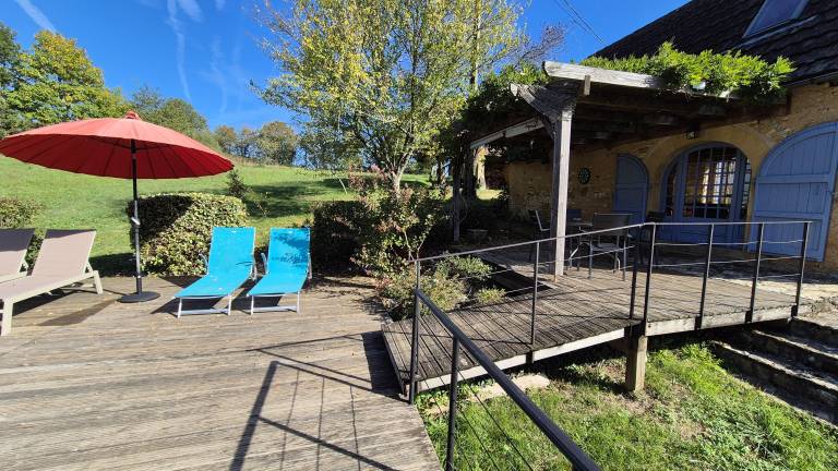 Ferienhaus in La Chapelle-Aubareil, Saint-Amand-de-Coly f&uuml;r max. 4 Personen am Atlantik