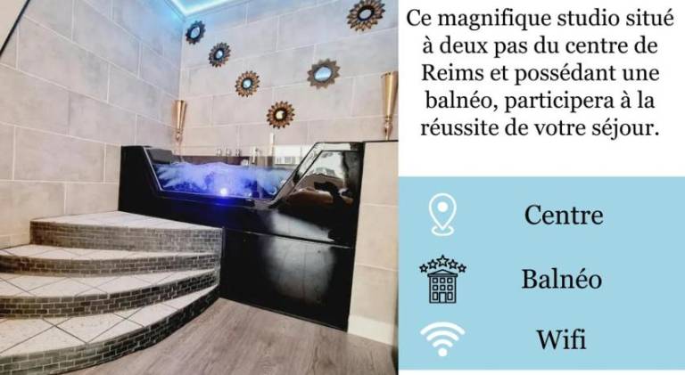 Rental apartment with 1 room for 2 persons in Bezannes