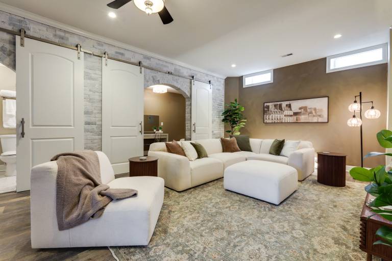 Walk to OTR Hot Tub & Movie Room at Cincy Condo