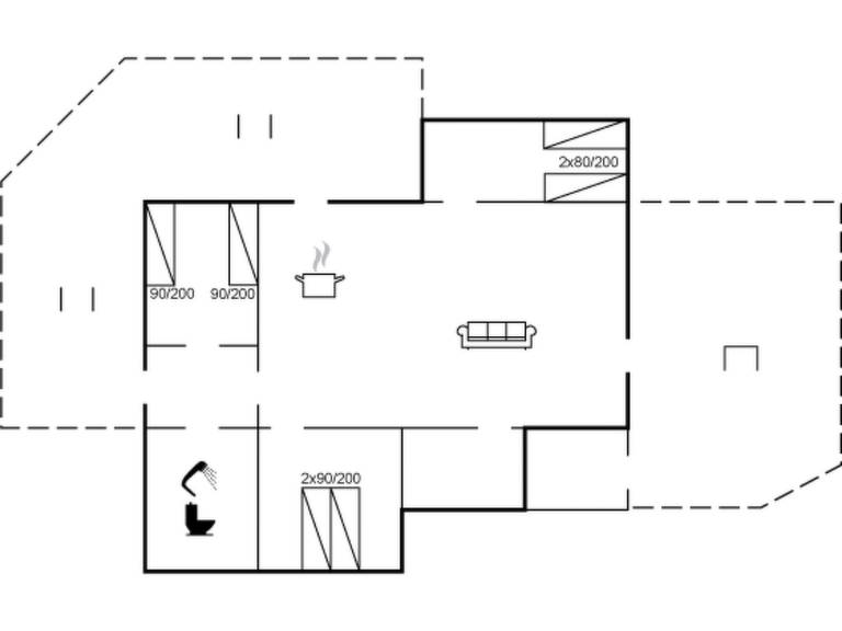 House with yard, terrace & barbeque — photo 2