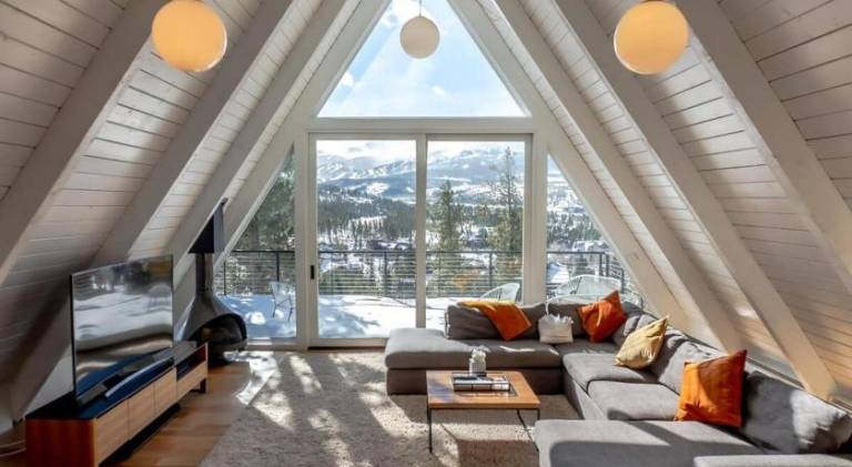 5BD Modern A Frame Close to Ski Runs and Golfing in Breckenridge, CO