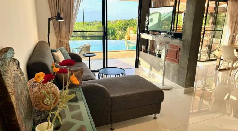 The Carma stylish and luxury sea view pool villa — photo 2