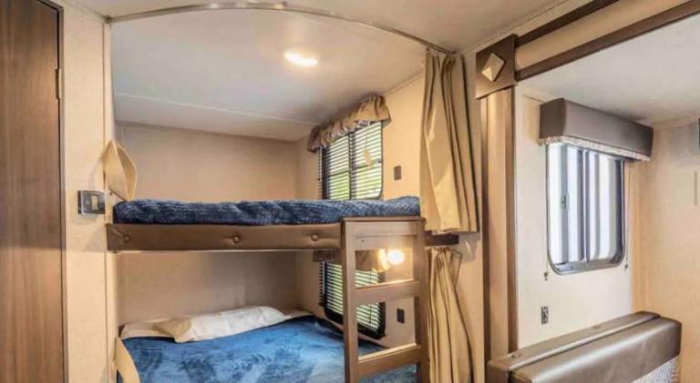 Parked RV Travel Trailer Getaway Wi-Fi with Hookups — photo 2