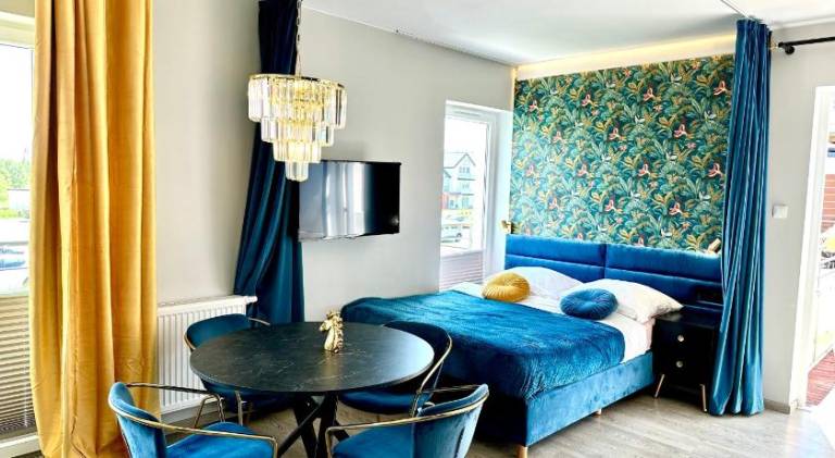 Beautiful apartment with patio & pool | Beach nearby | Pets are welcome in Darlowo